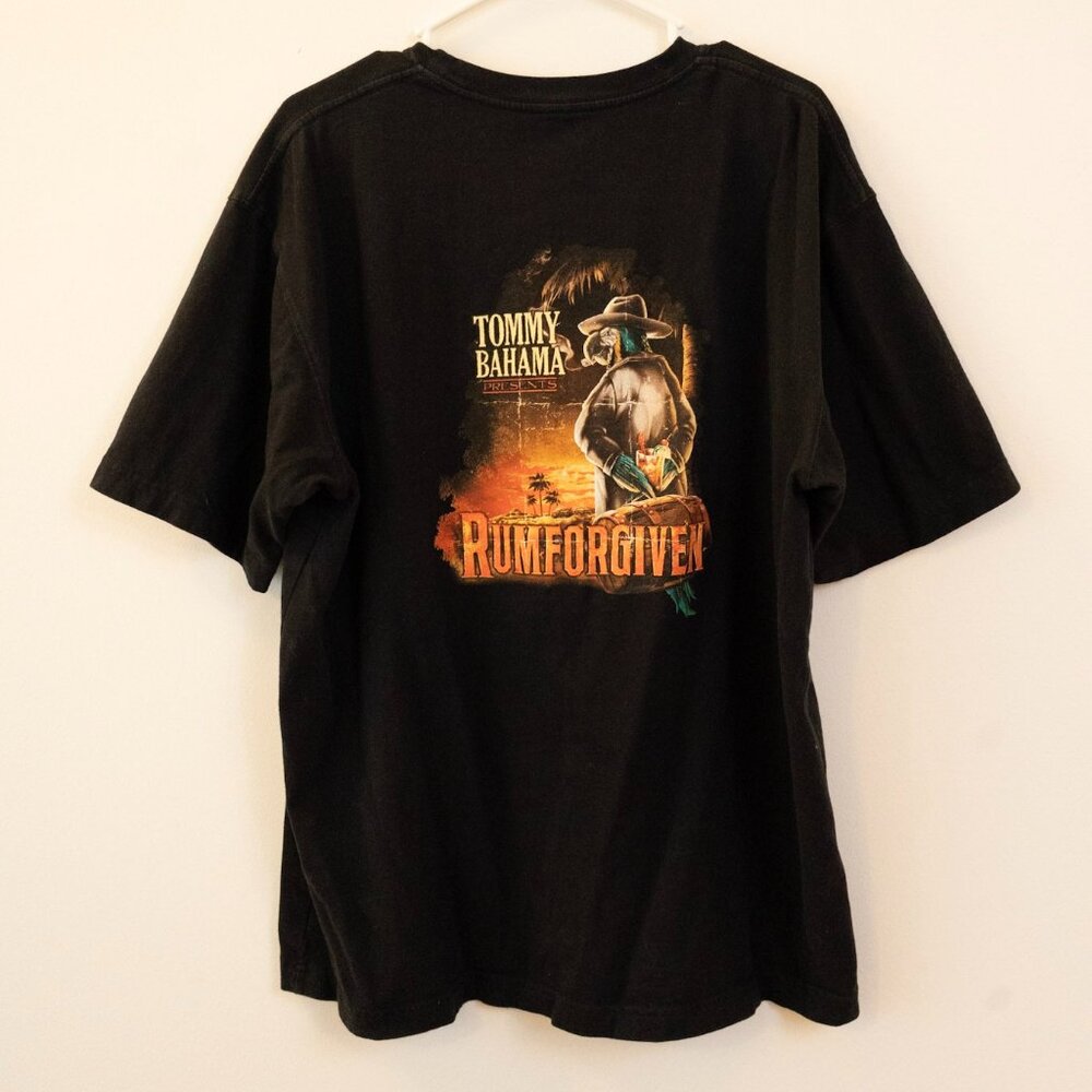 Tommy Bahama Presents: RUMforgiven! Black T-shirt